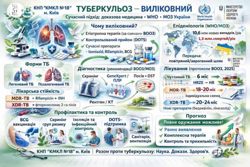 До Всесвітнього дня подолання туберкульозу